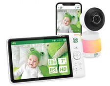 Image of LeapFrog 7" Smart Wi-Fi Baby Monitor 1080p FHD Video, 720p LCD Screen LF3927HD