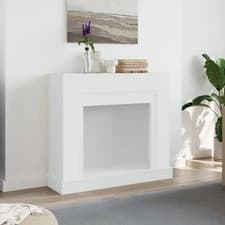 Image of Modern Fireplace Surround Mantel Frame Indoor Traditional Fire Surround vidaXL