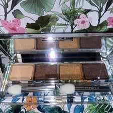 Image of CLINIQUE PARIS 03 MORNING JAVA ALL ABOUT EYES SHADOW QUAD BRAND NEW BOXED