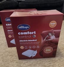 Image of Silentnight Comfort Control Electric Blanket White - Double Brand New