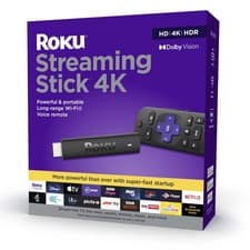 Image of Roku 3820EU Streaming Stick 4K | HD/4K/HDR Media Player, Black 