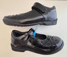 Image of Start Rite Hopscotch Mary Jane Black Patent Girls School Shoes BNIB Free P&P