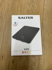 Image of 👀BRAND NEW & UNOPENED Salter 5kg Glass Electronic Kitchen Scales - Black