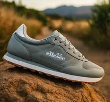 Image of ellesse ISOLA Men's Trainers, Sneakers BNIB Grey ( Size UK 9-11 ) RETRO