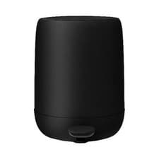 Image of Blomus 66285 11.8 x 9 in. Dia. Sono Pedal Bin Waste Basket Black