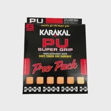 Image of Karakal PU Super Grips Pro Pack of 6 Orange