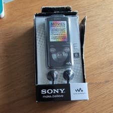 Image of Sony Walkman NWZ-E384 8GB Black Digital Media MP3 Player Unopened & Unused