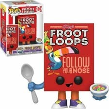 Image of KELLOGG'S FROOT LOOPS CEREAL BOX 3.75" POP VINYL FIGURE FUNKO 25