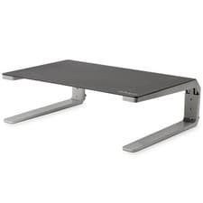 Image of StarTech.com Monitor Riser Stand - Steel and Aluminum - Height Adjustable