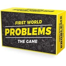 Image of Adult Party Game First World Problems Novelty Playing Cards Game Gift For Adult