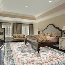 Image of Vamcheer Traditional Area Rugs Living Room - Extra Large Vintage RRP £140