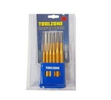 Image of 6Pc METRIC PIN PUNCH PARALLEL PIN TOOL SET CRV 6" Size 3mm - 8mm  - TZ 