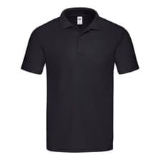 Image of Fruit of the Loom Polo Shirt Pique Short Sleeve Original Classic Work Wear Top