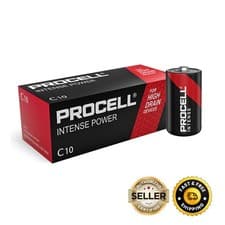 Image of Duracell C Battery Procell Batteries Industrial Intense LR14 1.5V Longest Expiry