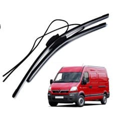 Image of 2Pc/Set Front Windscreen Wiper Blades Kit For Interstar Movano Master 24/24in.