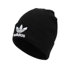 Image of Adidas Originals Winter Beanie - One Size Unisex Wool Hat, Cozy Warmth - Black