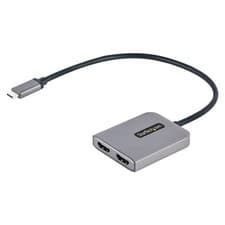 Image of StarTech USB-C to Dual HDMI MST HUB - Dual HDMI 4K 60Hz - USB Type C Multi Mo...