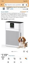 Image of Air Purifier for Home and Bedroom up to 2180 Ft², CADR 200 M³/H, HEPA Air Clean