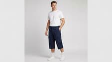 Image of Mens Cargo Shorts 3/4 Length comfortable  Casual Summer Beach Work Pocket Pants