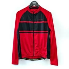 Image of Altura Cycle Jersey M New Red and Black Long Sleeve Airstream BNWT Full Zip