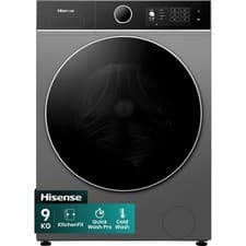Image of Hisense WF5I9043BTFS 9Kg Washing Machine Titanium 1400 RPM A Rated