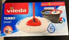 Image of Vileda Turbo Spin Smart Microfibre Mop and Bucket Set | Brand New Tsu 173861