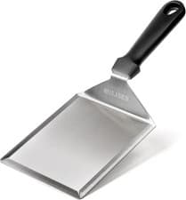Image of Stainless Steel Griddle Spatula, 5 Wide Burger Spatula - Heavy Duty Hamburger