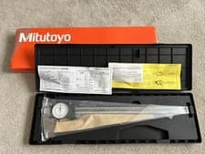 Image of Genuine Mitutoyo 12”/300mm Dial Vernier Caliper 505-749/.001”(BRAND NEW)