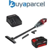 Image of Einhell 18v Cordless Vacuum Cleaner Handheld Vac TE-VC 18 + 4AH Charging Kit