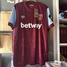 Image of BNWT West Ham 2023/24 Home Shirt - Size XL