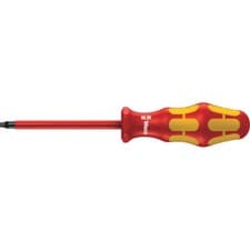 Image of Wera Kraftform Plus 168I VDE Insulated Square Screwdriver Robertson Tip 2 100mm