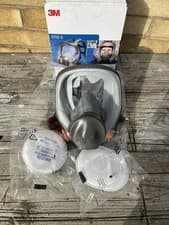 Image of 3M 6000 Series Reusable Full Face Respirator Mask 6700 Size Small