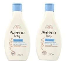 Image of 2x Aveeno Baby Dermexa Moisturising Wash 250ml