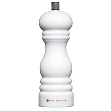 Image of MasterClass White 17cm Salt or Pepper Mill