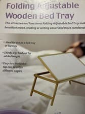 Image of Aidapt Folding Wooden Bed Tray - VM938A