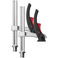 Image of Bessey TW20-15-8KLI-SET Workbench Clamp 150mm Span 80mm Nosing 2pc