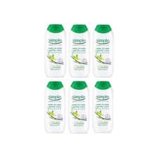 Image of 6 X 200ml Simple Kind to Hair Gentle Care Shampoo 6pack