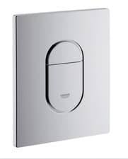 Image of GROHE Arena Cosmopolitan Chrome Vertical WC Toilet Dual Flush Plate, 38844000