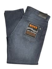 Image of Hugo Boss Delaware Denim Jeans Soft Motion Slim Fit Stretch 36S W36 L30 BNWT