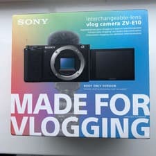 Image of Sealed Sony Alpha ZV-E10 24.2MP Mirrorless Camera Black Body Only