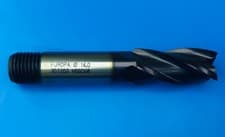 Image of 14mm HSS-Co8 TiAlN Europa 4 Flute End Mill with Screwed Shank