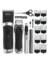 Image of Wahl Lithium Ion Clipper & Trimmer Cordless Grooming Set Black 9655-1617