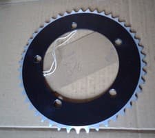 Image of 46 TOOTH 130BCD 1/8" TRACK PISTA ALLOY CHAINRING