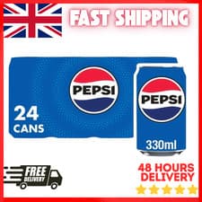 Image of Pepsi Regular Cola Drink Cans 24 x 330ml Pack