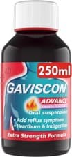 Image of Gaviscon Advance Aniseed Liquid 250ml - Advanced Formula, Fast Heartburn & Indi
