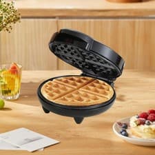 Image of Waffle Maker Electric Waffle Iron 9" Griddle Gift for Her Nonstick Plate