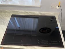 Image of ZANUSSI ZIFN844K 78 cm Electric Induction Hob - Black (Ex display)  RRP £599)