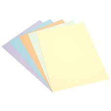 Image of A4 Assorted Pastel Coloured Card 220gsm Pack of 30
