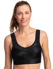 Image of Miss Mary Of Sweden Cotton Simplex Activity Bra Non Wired Full Cup Womens 2073
