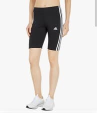 Image of adidas Girls Cycling 3-Stripes Bike Shorts Large